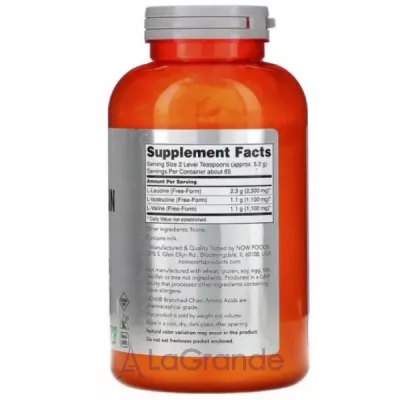 Now Foods Sports Branched Chain Amino Acids Powder BCAA    , 