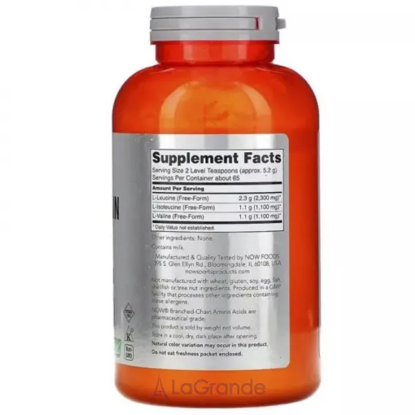 Now Foods Sports Branched Chain Amino Acids Powder BCAA ����������� � ������������ ��������, �������