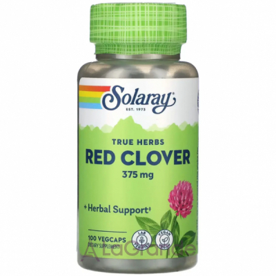 Solaray Red Clover Blossom 375mg Veg Caps   