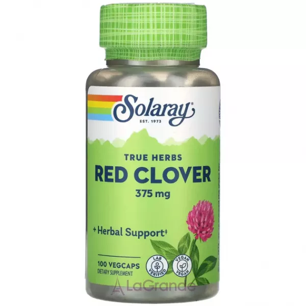 Solaray Red Clover Blossom 375mg Veg Caps ������� ������� 