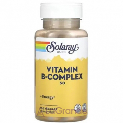 Solaray Vitamin B-Complex 50 mg VegCaps    B