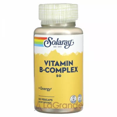 Solaray Vitamin B-Complex 50 mg VegCaps    B