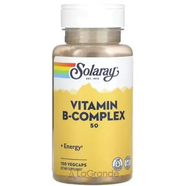 Solaray Vitamin B-Complex 50 mg VegCaps �������� ��������� ������ B