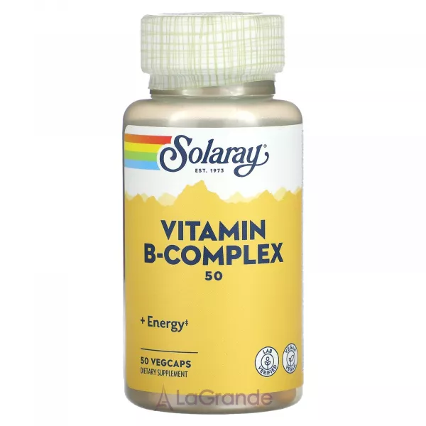 Solaray Vitamin B-Complex 50 mg VegCaps �������� ��������� ������ B