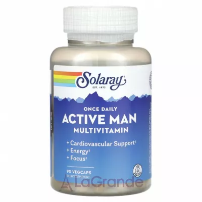 Solaray Once Daily Active Man Multivitamin VegCaps     