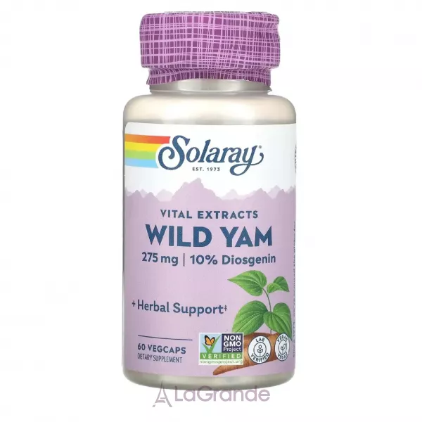 Solaray Wild Yam Root Extract 275mg VegCap ������ �������� �������� ������ ����