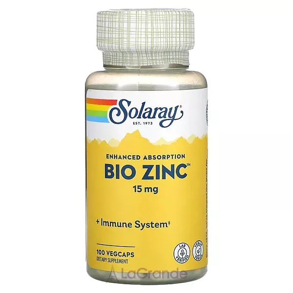 Solaray Bio Zinc 15mg ĳ������ ������� 