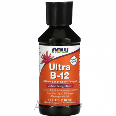 Now Foods Liquid B-12 B-Complex г  B-12 5000 