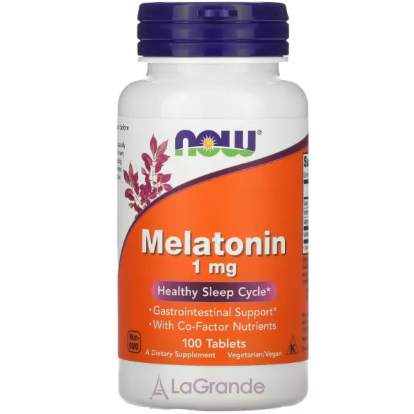 Now Foods Melatonin 1 mg ��������� ��� ���������� ���������� ����� ��� 1 ��