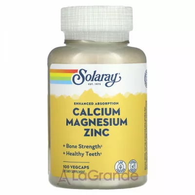 Solaray Calcium Magnesium Zinc VegCaps   