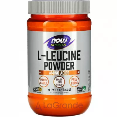 Now Foods Sports L-Leucine Powder    L- ()