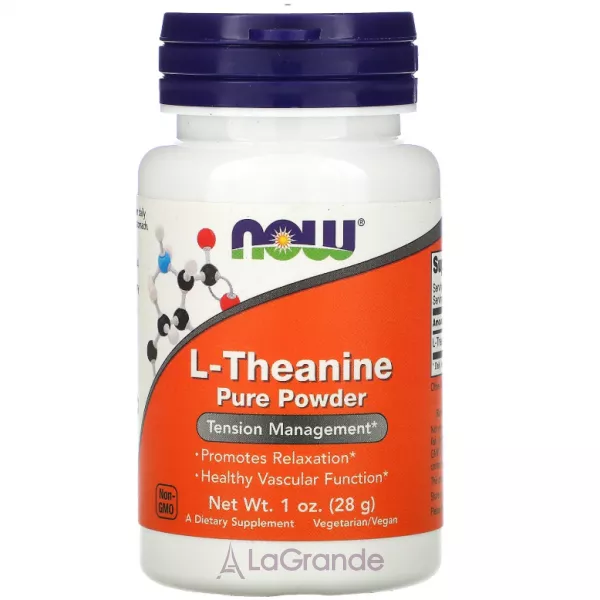 Now Foods L-Theanine Pure Powder L-������,������ �������