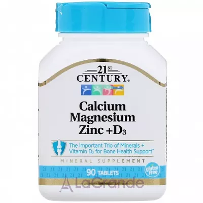 21st Century Calcium Magnesium Zinc + D3 ̳  