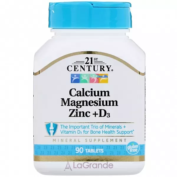 21st Century Calcium Magnesium Zinc + D3 ����������� �������� 