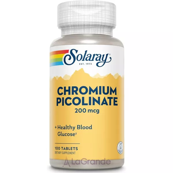 Solaray Chromium Picolinate 200mcg ������� ������� 