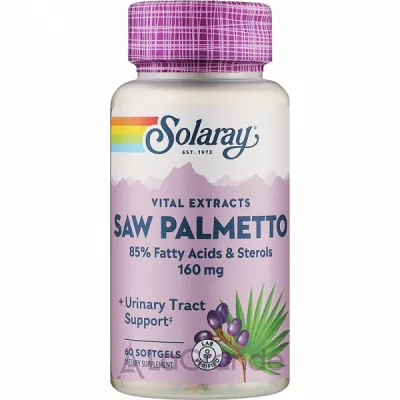 Solaray Saw Palmetto Berry Extract 160mg VegCaps   