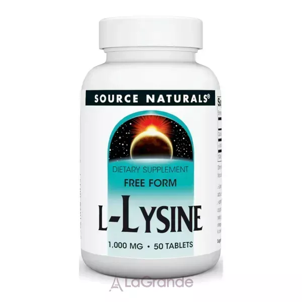 Source Naturals L-Lysine 1000mg ������� ������� 