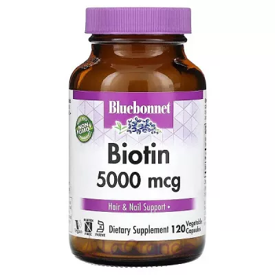 Bluebonnet Nutrition Biotin 5000 mcg ĳ  
