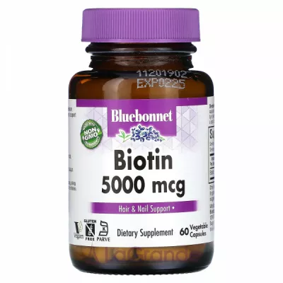 Bluebonnet Nutrition Biotin 5000 mcg   