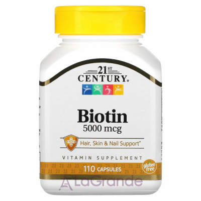 21st Century Biotin 5000 mcg ĳ  