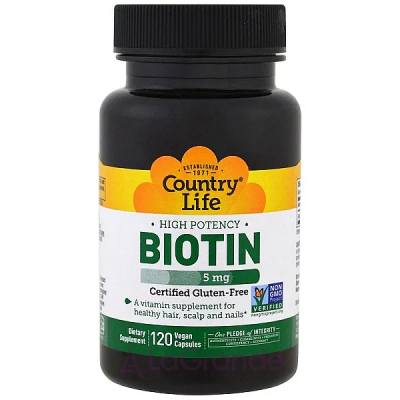 Country Life Biotin 5000 mcg ĳ  