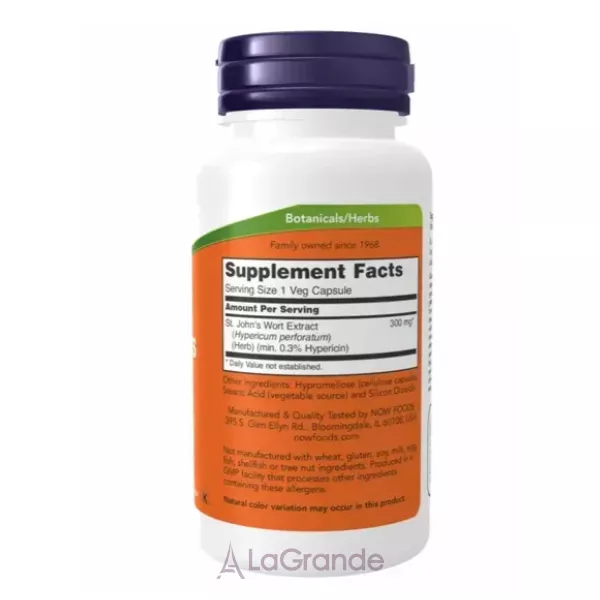 Now Foods St. Johns Wort 300mg �������� ������� 300 ��