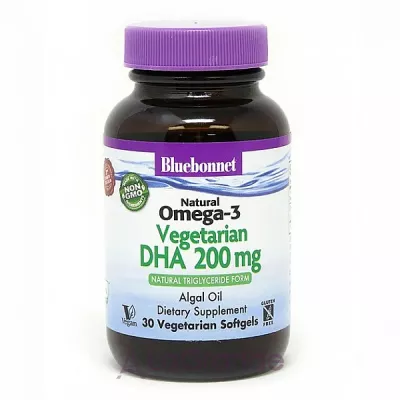 Bluebonnet Nutrition Vegetarian DHA 200 mg ĳ  