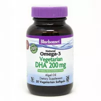 Bluebonnet Nutrition Vegetarian DHA 200 mg ����������� ������� "�������������� �����-3 �� ����������", 200 ��
