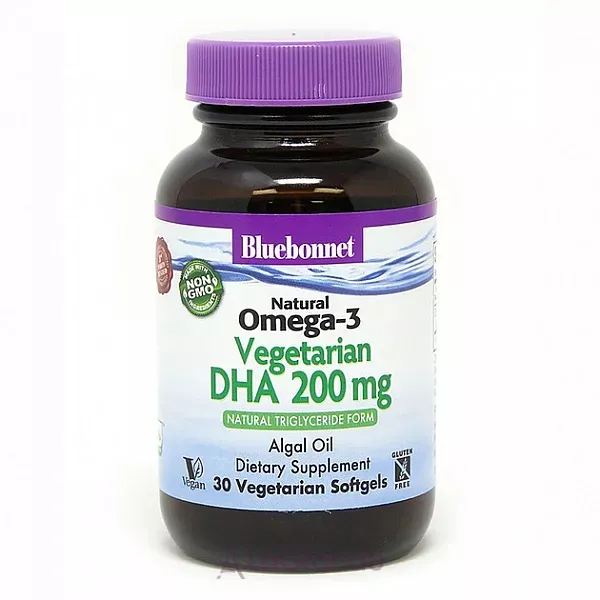 Bluebonnet Nutrition Vegetarian DHA 200 mg ĳ������ ������� 