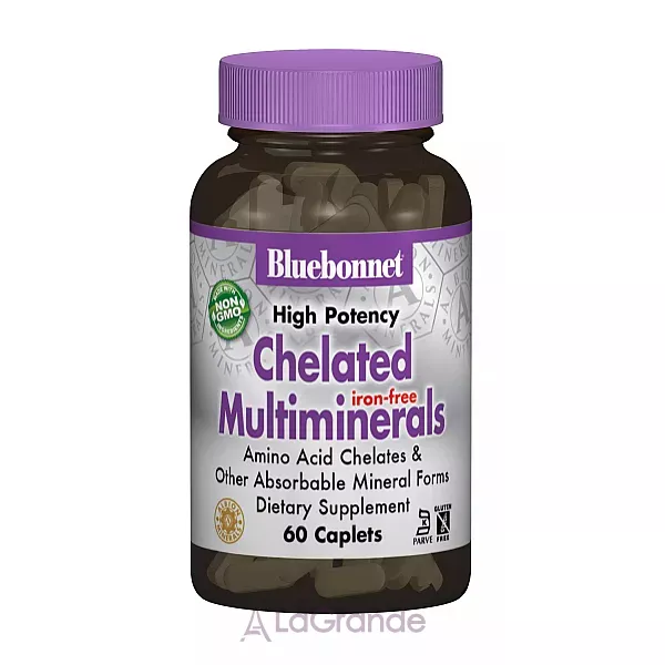 Bluebonnet Nutrition Chelated Multiminerals Iron Free ������������� ��� �����