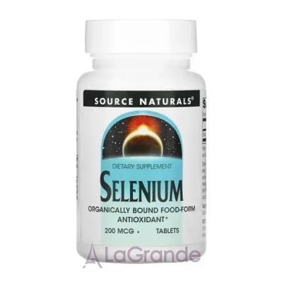 Source Naturals Selenium Source Naturals 200mg   