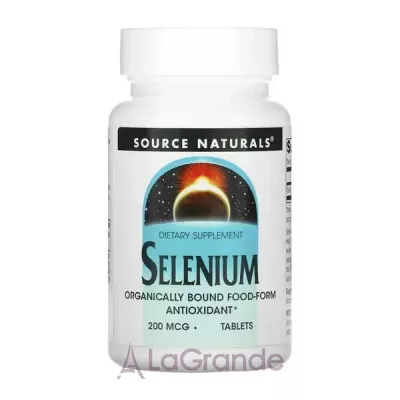 Source Naturals Selenium Source Naturals 200mg   