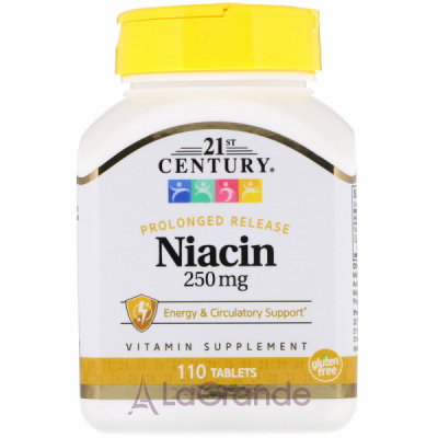 21st Century Niacin 250 mg ĳ  