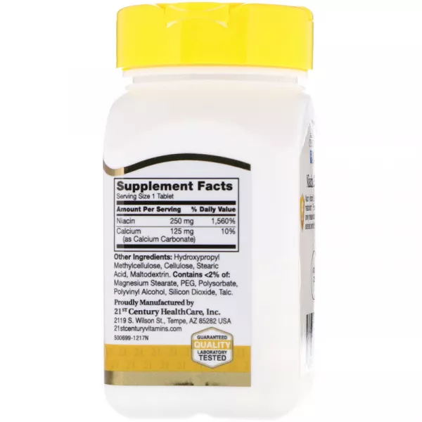21st Century Niacin 250 mg ����������� ������� 