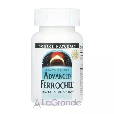 Source Naturals Advanced Ferrochel 27mg   