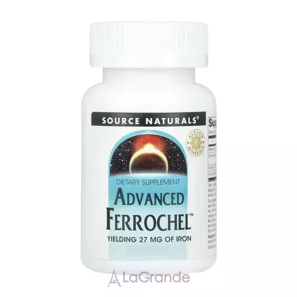 Source Naturals Advanced Ferrochel 27mg ������� ������� 