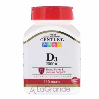 21st Century Vitamin D3 2000 IU ĳ  