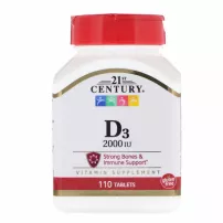 21st Century Vitamin D3 2000 IU ����������� ������� "������� D3", 2000 ��