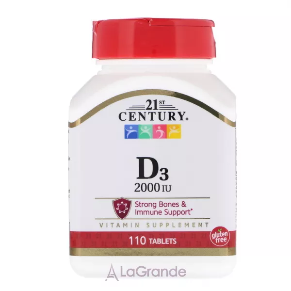 21st Century Vitamin D3 2000 IU ����������� ������� 