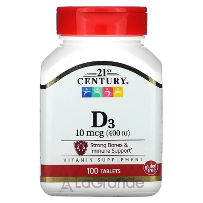 21st Century Vitamin D3 400 IU   