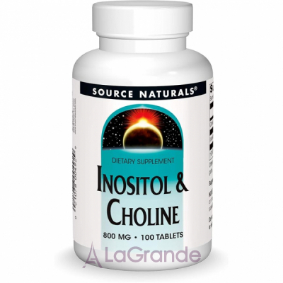 Source Naturals Inositol & Choline 800mg   