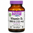 Bluebonnet Nutrition Vitamin D3 5000 IU 100pcs