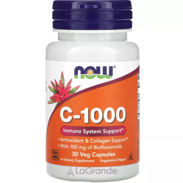 Now Foods Vitamin C-1000 ������� � 1000 �� � ��������������� (��������� �������� �������)