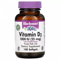 Bluebonnet Nutrition Vitamin D3 1000 IU ����������� ������� "������� D3", 1000 ��