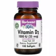 Bluebonnet Nutrition Vitamin D3 1000 IU ĳ  