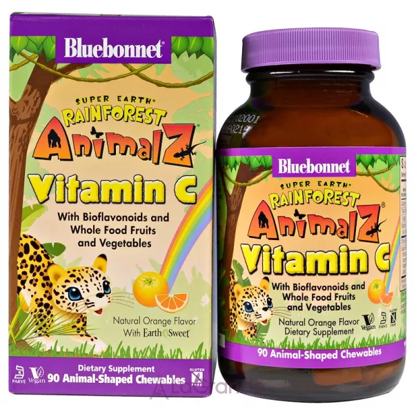 Bluebonnet Nutrition Rainforest Animalz Vitamin C ����������� ������� ��� ����� 