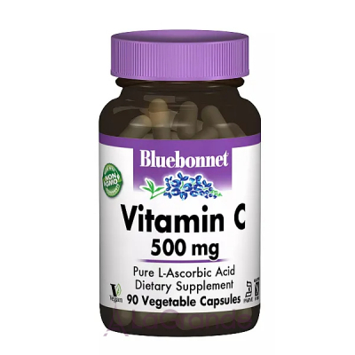 Bluebonnet Nutrition Vitamin C 500 mg ĳ  