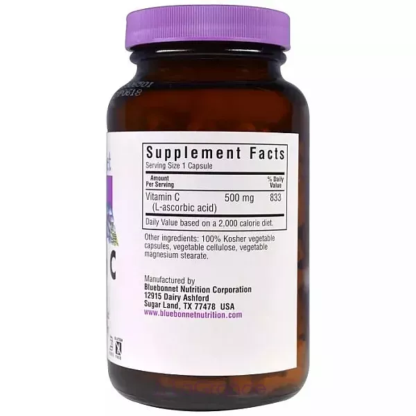 Bluebonnet Nutrition Vitamin C 500 mg ����������� ������� 