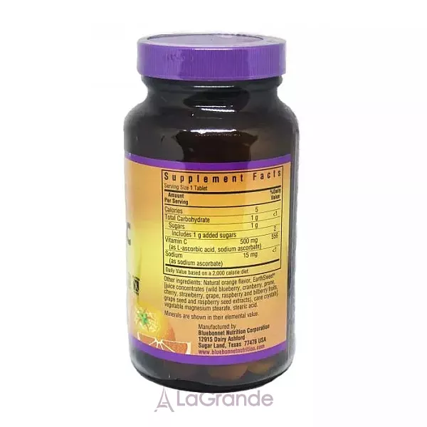 Bluebonnet Nutrition Vitamin C 500 mg ĳ������ ������� 