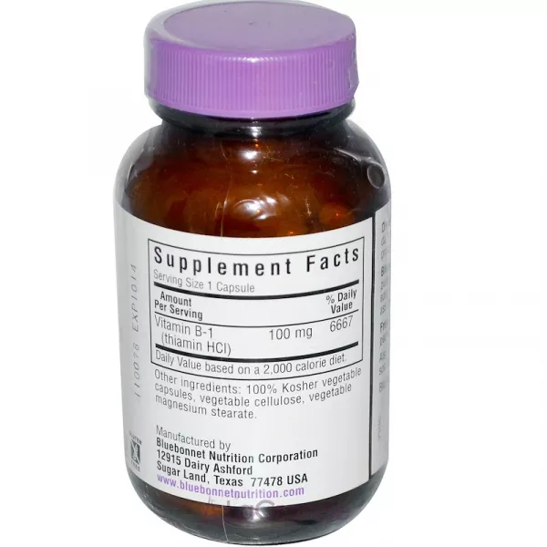 Bluebonnet Nutrition Vitamin B-1 100 mg ĳ������ ������� 